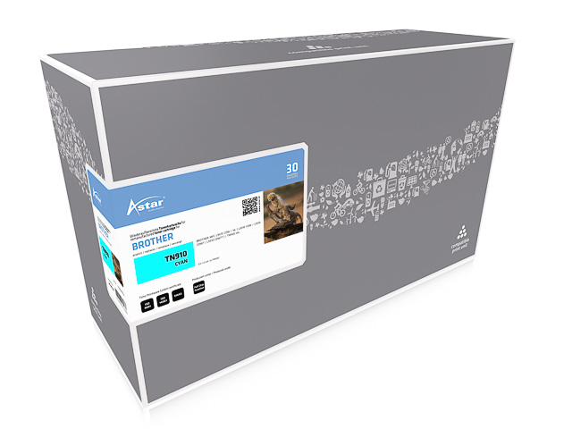 AS20128 ASTAR BRO. HLL9310 TONER CYA TN910C 9000Seiten