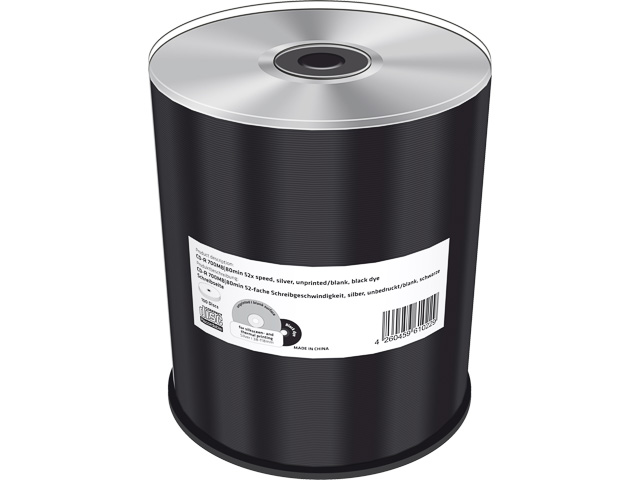 MEDIARANGE CDR80 700MB 52x (100) CB MR285 Cake Box schwarz