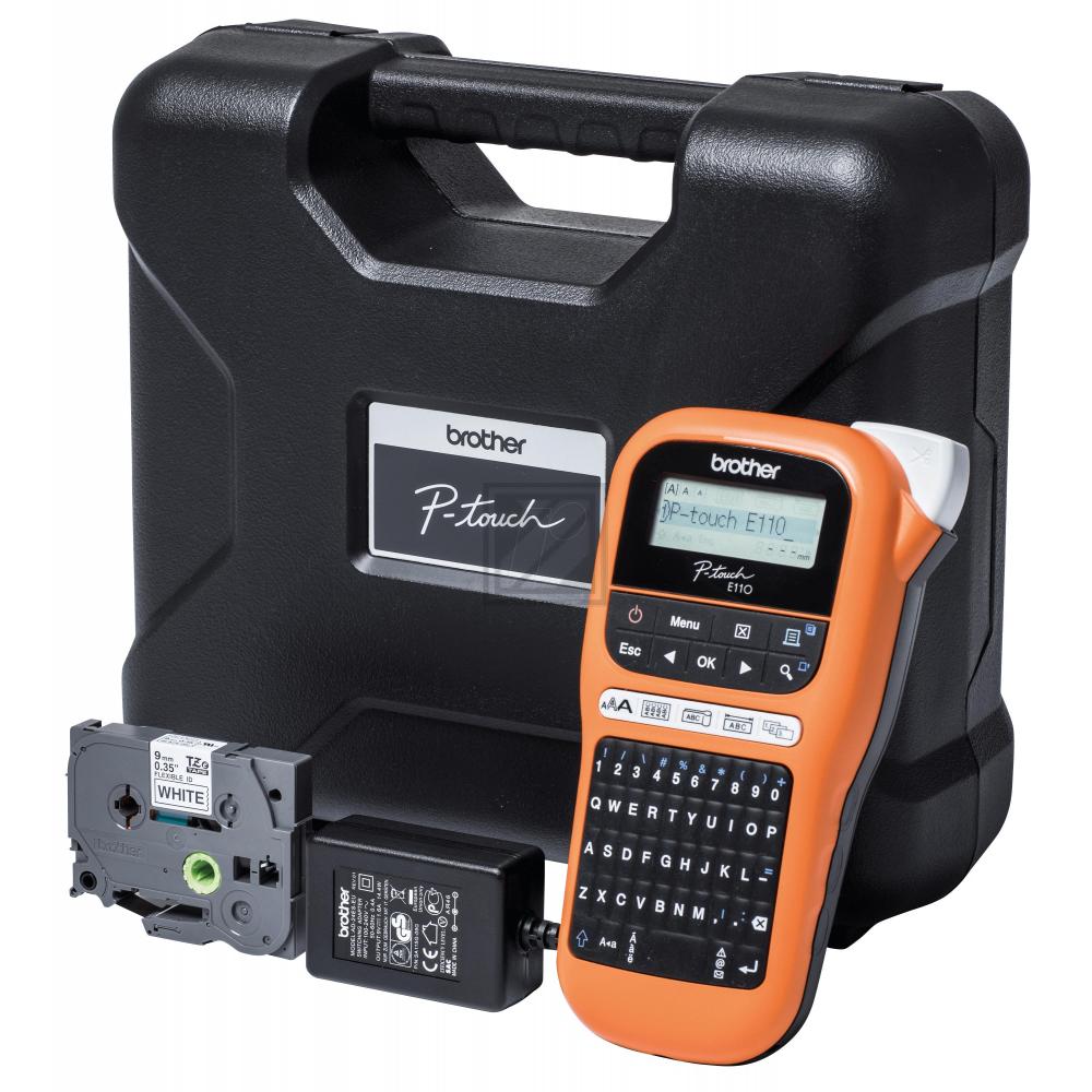 PTE110VPZG1 BROTHER PT E110VP Beschriftungsgeraet QWERTZ DE 3,5-12mm