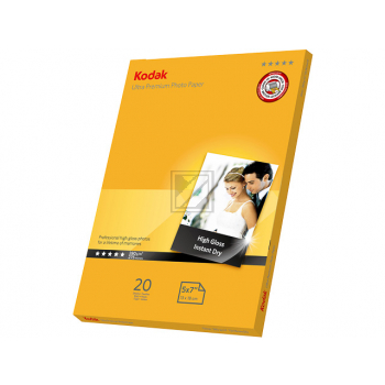 185Z000360 KODAK ultra premium Fotopapier 13x18cm 20Blatt weiss 280gr