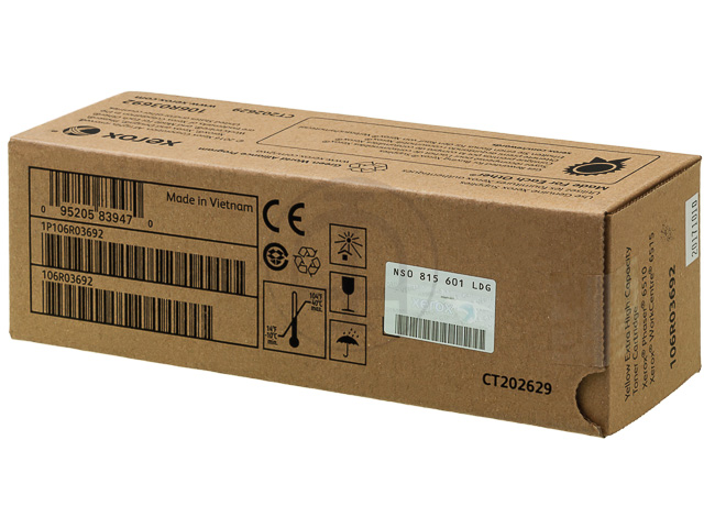 106R03692 XEROX PH6510 TONER YEL EHC 4300Seiten extra hohe Kapazitaet