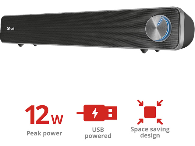 TRUST ARYS PC SOUNDBAR 12W 22946 USB Kabel