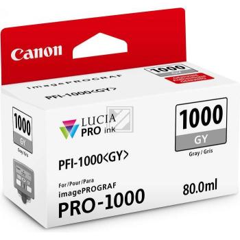 0552C001 CANON PFI1000GY IPF Tinte grey 1465Seiten 80ml