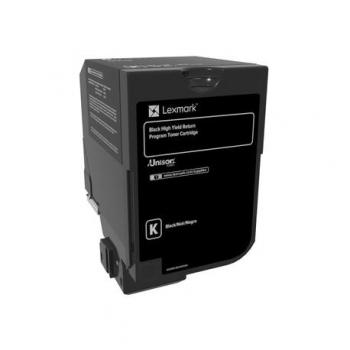 74C2HK0 LEXMARK CS72x Toner black return 20.000Seiten