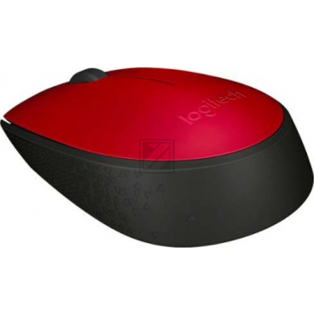 910-004641 LOGITECH M171 Funkmaus 3Tasten 1000dpi rot 2.4GHz