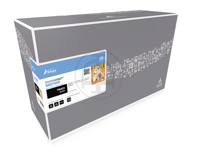 AS20045 ASTAR BRO. HLL8260 TONER BLK TN421BK 3000Seiten