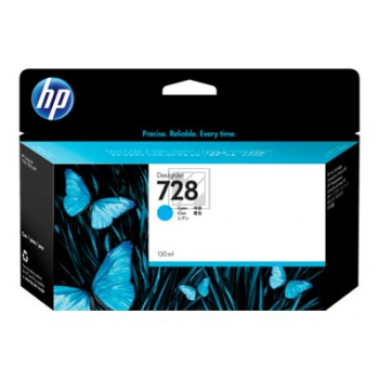 F9J67A HP 728 DNJ Tinte cyan HC 130ml