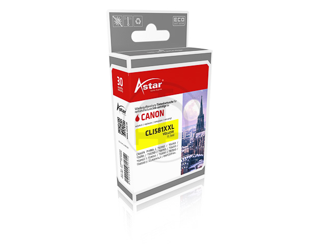 AS70006 ASTAR CAN. TS6150 TINTE YEL 1997C001 CLI581XXLY 11,7ml