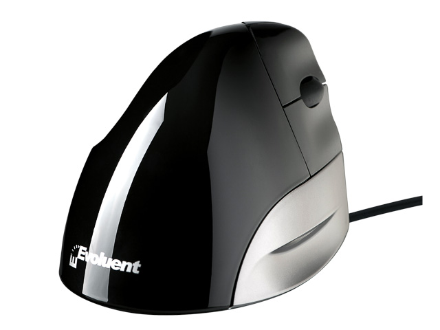 VMS EVOLUENT Maus 3Tasten mit Kabel rechtshaendig Scrollrad vertikal