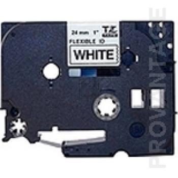 TZEFX251 BROTHER PT Schriftband 24mm weiss schwarz 8 Meter laminiert