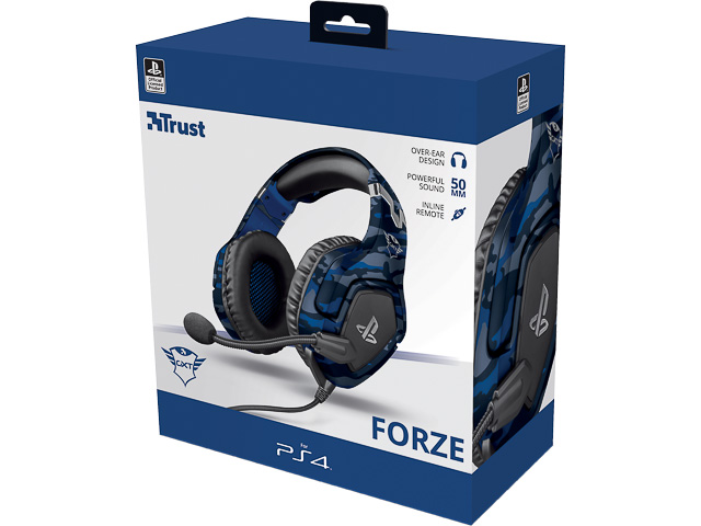 TRUST GXT488 FORZE-B PS4 HEADSET 23532 blau