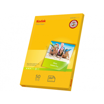 185Z000860 KODAK Fotopapier A4 (210x297mm) 50Blatt weiss 180gr