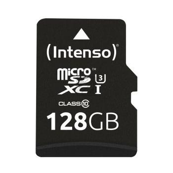 INTENSO MICRO SDXC KARTE UHS-I 128GB 3433491 90 MB/s mit Adapter