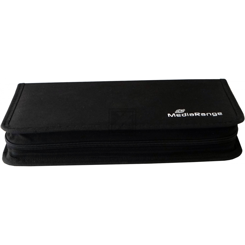 MEDIARANGE ARCHIVIERUNGSMAPPE 48DISK BOX51 schwarz